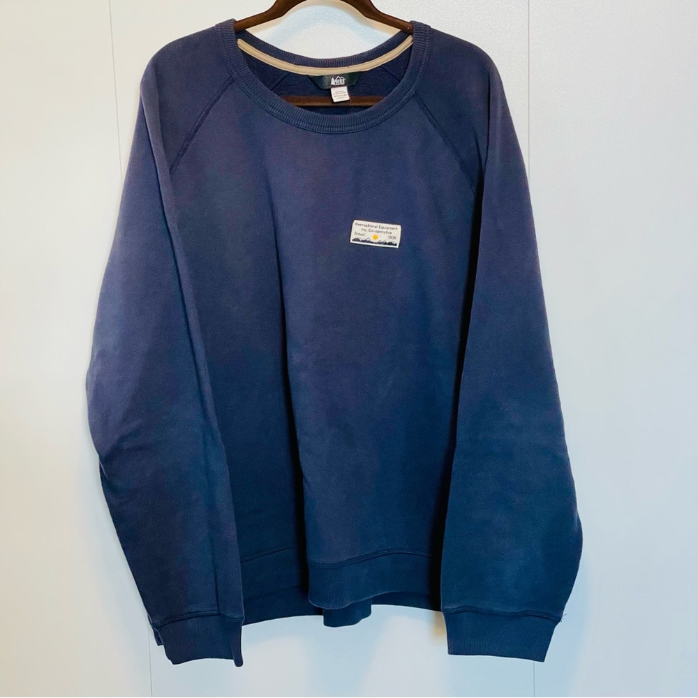 REI Men's Blue Crewneck Sweatshirt Sz XXXL/3XL